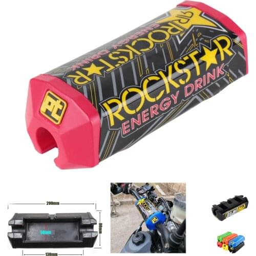 Pro Taper 2.0 Square Handlebar Bar Pad Fat Bar Pad Chest Protector Cross Bar For 1-1/8 Handle Bar Motorcycle Dirt Pit Bike ATV