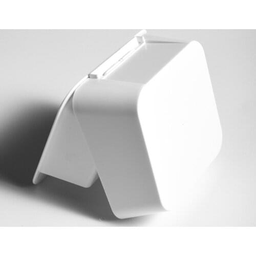 Bathroom Wall Mounted Storage Box Punch-free Cotton Swab Holder Dust-proof Toilet Paper Storage Rack Cosmetic Sundries Case 449E