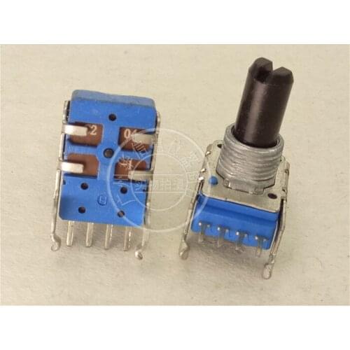 Original new 100% 142 Type horizontal single potentiometer C200K handle with thread length 15MMF 4pin with midpoint (SWITCH)