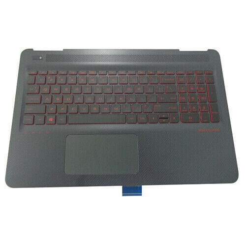 JIANGLUN For Genuine HP Omen 15-AX Palmrest, Backlit Keyboard & Touchpad 859735-001