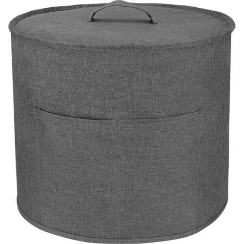 Dust Cover for 8 Quart (Approximately 2.5 Liters) Pressure Cooker, Cloth Cover with Pockets for Pressure Cooker, Gray