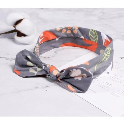 Colorful Newborn Bowknot Elastic Head Bands For Baby Girls Headband For Children Baby Baby Accessories Floral Hair Hearband