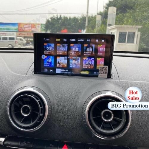 Foldable Android 10 Screen Player For Audi A3 2011 2012 2013 2014 2015 2016 2017 2018 2019 Navigation GPS Auto Audio Radio Unit