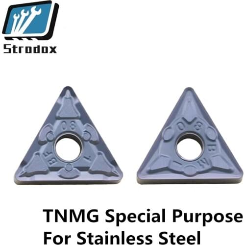 Triangular stainless steel insert CNC Blade TNMG160404 TNMG160408 TNMG160412 BM BF EN1215 EN1216 BM groove type 4 8 12 corners