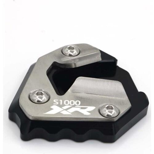 For BMW S1000XR S1000 XR Stand Extension Support Plate Side Kickstandenlarger pad Logo 2015 -2019
