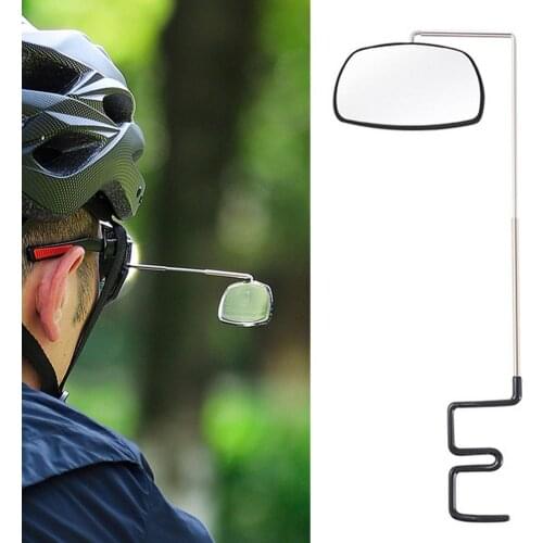 Cycling Glasses Rearview Mirror Lightweight Bike Glasses Mirror Adjustable Wide Angle Bicycle Rearview Mirror Bike Accessories