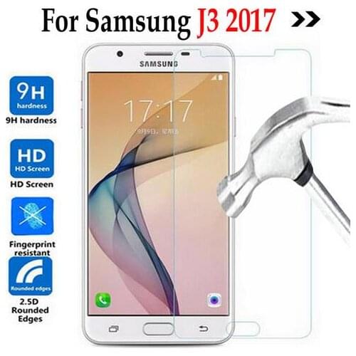 Tempered Glass On For Samsung Galaxy J3 2017 J330F J330G J3 pro Glass Film J 3 2017 pro Screen Protector Cover Protective Films