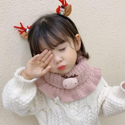 Winter Scarf Ring For Baby Girl Kids Neck Warmer Neckscarf Child 2021 Cute