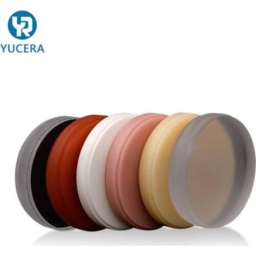 Denture PMMA Multilayer Resin Blank Dental Temporary Crowns/Bridges Pink CAD CAM PMMA Disc Material