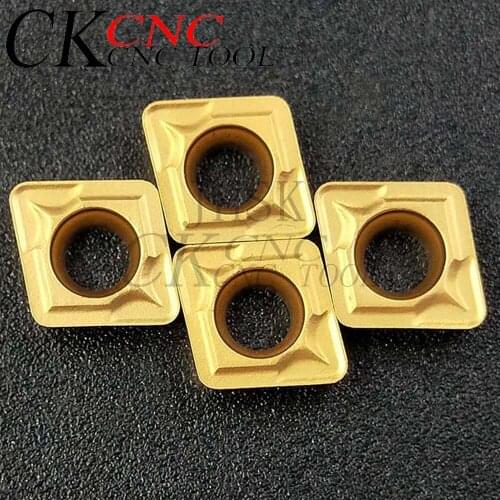 10pcs CCMT060208 UE6020 CCMT21.52 Carbide Inserts Lathe Cutter Turning Tools CNC Machine Cutting Tools Tungsten blade for steel