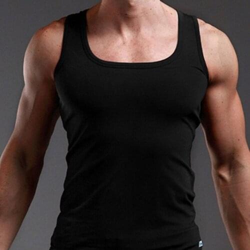 2020 Men Tank Top New Brand Chase Deer Cotton High Quality Undershirt Bodybuilding Singlet Fitness Sleeveless Vest Men Tank Tops