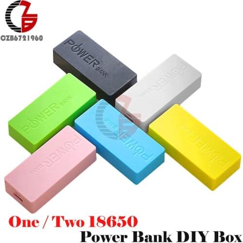 1X 2X 18650 USB Power Bank Battery Charger DIY Box Case Mobile ESP32 ESP32S Power Supply Charging Module Shield for iPhone