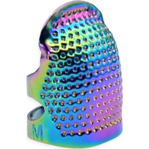 Colorful/Golden Antique Thimble, Retro Ring Handworking Needle Thimble for Household DIY Craft Sewing Tools Accessories