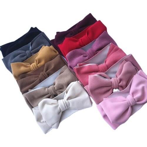 Baby Headbands For Newborn Hair Band Cute Baby Bow Flower Elastic Bow Headwear Kids Gifts Girl Hair Accessories