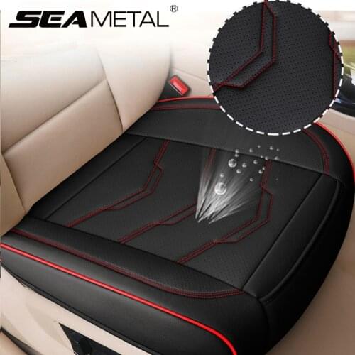 PU Leather Seat Cover Universal Automobiles Auto Car Seat Covers Interior Four Seasons Auto Seat Protector Mats Vehicle 5 Seats