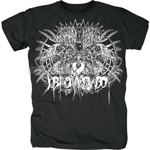 Job For A Cowboy Band Rock Brand men shirt 3D High Quality new Hot skull items Hardrock heavy Dark Metal 100%Cotton