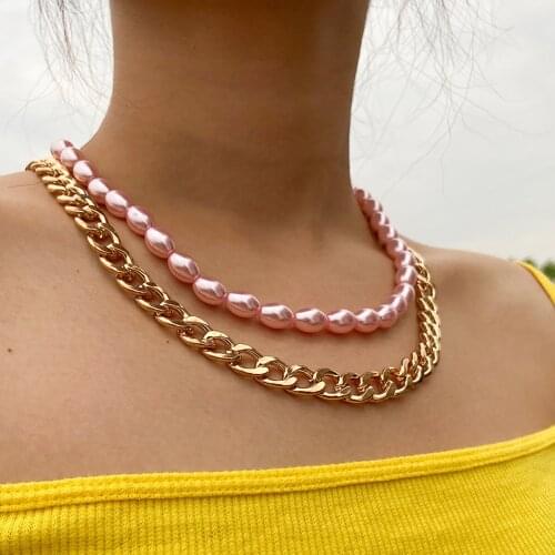 Meetvii Pearl Necklaces For Women