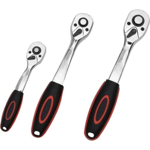 1/4" 3/8" 1/2"inch Ratchet Wrench 24 Teeth Extending Telescopic Ratchet Socket Wrench Tool Plate Ratchet Handle Wrench