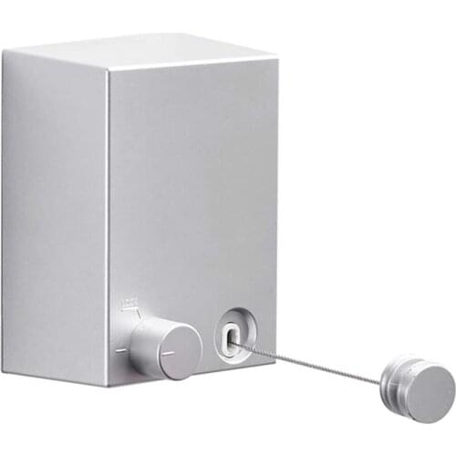 Adjustable Household Goods Drying Rack Wall Mounted Method Clothes Line Invisible Indoor 4.2M Punch-free Retractable Clothesline