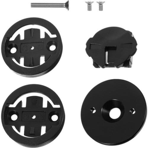 Adjustable Bike Computer Stem Top Cap Mount Holder With 4 Adapters For Garmin Mountain Bike Code Table Rack Cycling Bracket