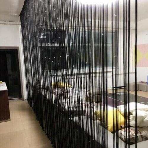 Romantic beaded curtains and door curtain lines window wall panels room separation doorway home living decoration100x200cm