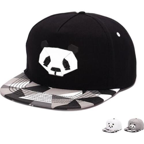 Fashionspring and summer lovers baseball cap hip-hop hat male Ms. cute panda zebra rubber hatsnapback Flat-brimmed hat