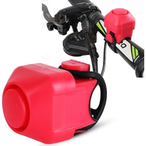 Bike Electronic Loud Horn Electric Bell Warning Safety Bicycle Handlebar Alarm Ring Bell Cycling Accessories
