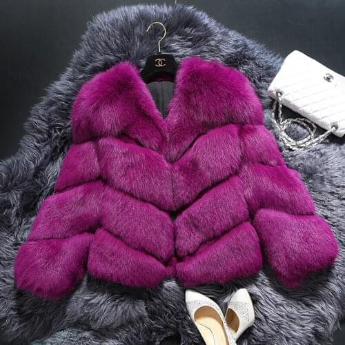 Real Fur Single Breasted Full O-neck Wide-waisted Fur Vest Coat Coat New Sleeved Import The Entire Skin Clearance
