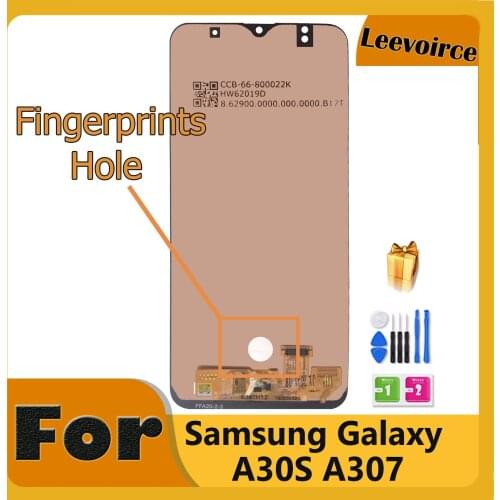 6.4" INCELL TFT For Samsung Galaxy A30S A307 SM-A307FN/DS A307G/DS LCD Display Touch Screen Digitizer Assembly Replace Free Ship