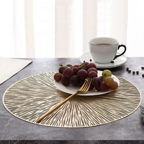 1pc Coaster Insulation Table Mats Pads Hollow Out Placemats Non Slip Heat Mats Coffee Place Mats for Dining Kitchen Decor