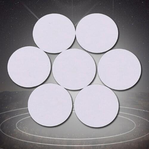 10PCS/LOT) 25mm White NFC Stickers Protocol ISO14443A13.56MHz NTAG 213 Universal Label RFID Tags and All NFC Phones