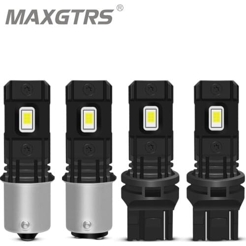 2X T20 LED 7443 7440 W21/5W 1156 1157 BAY15D 580 led Bulb Car led light DRL CSP Auto Lamp P21W Brake Lights Turn Signal White