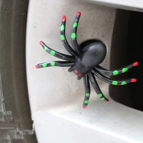 4pcs/lot Spider Shape Car Valve Stem Caps Wheel Valve Covers Tires Parts for Most Auto Motorcycle Bike