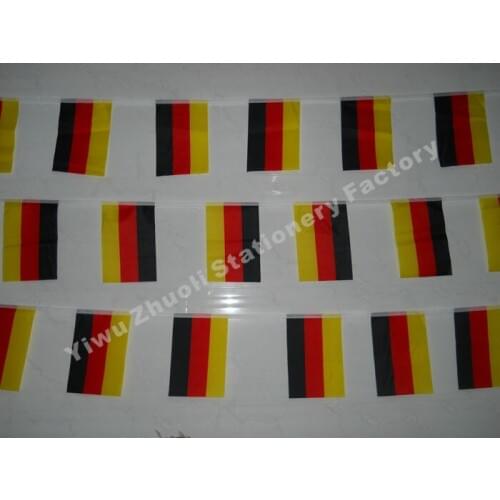 5 Meter Long 21*14CM Germany Banners String Flags Decorative Flag Banner Team Fans Supplies Free Shipping