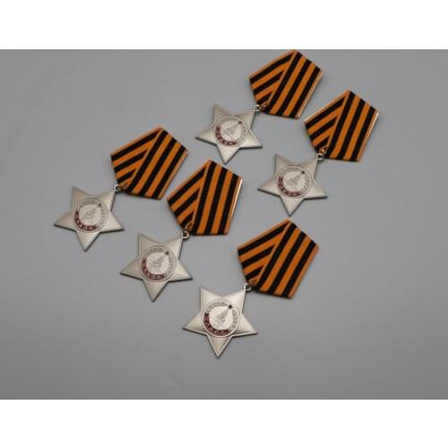 5pcs/lot CCCP Order of Glory Set USSR Glory Medal 3rd Class Orders decorations and medals of the Soviet Union