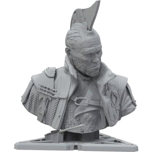 50mm Resin Model Kits Warrior Bust Unpainted No Color RW-314