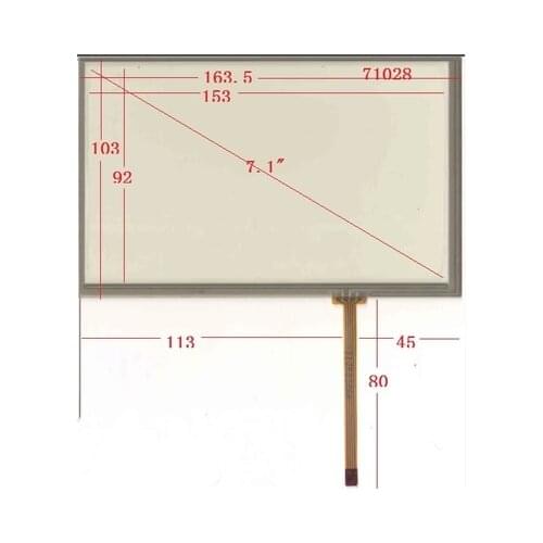 71028 New 7.1 inch 163*103 mm GPS touch screen