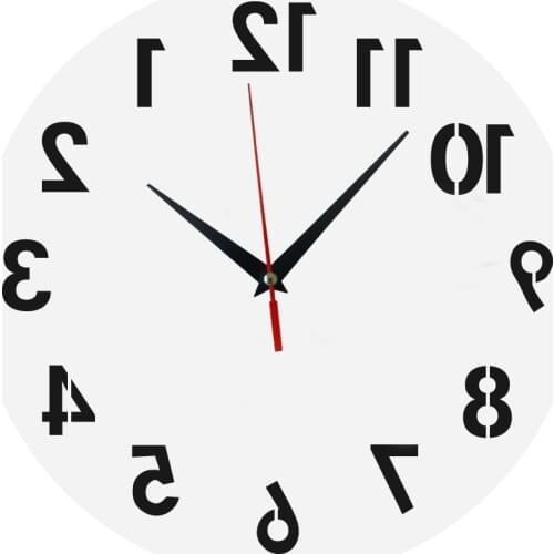 New arrive 3D acrylic mirror wall clocks quartz Needle watch modern horloge digital number clock home decor stickers Single Face