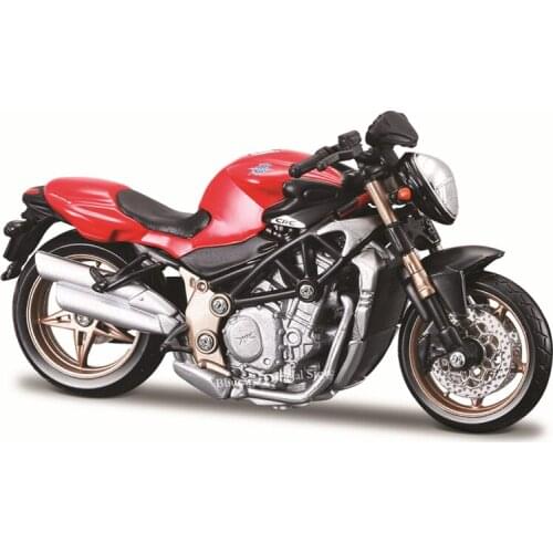 Bburago 1:18 MV Agusta Brutale Oro original authorized simulation alloy motorcycle model toy car gift collection