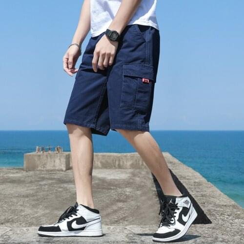 Beach pants summer trend casual loose five Division pants