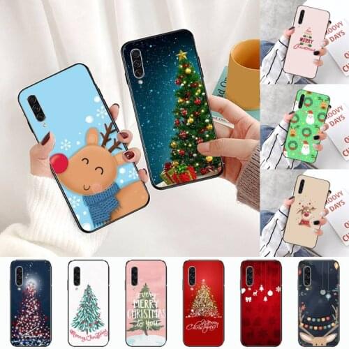 Merry Christmas Christmas tree Phone Case For Samsung S6 S7 edge S8 S9 S10 e plus A10 A50 A70 note8 J7 2017