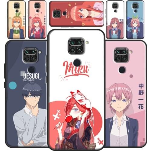 Nakano Miku Gotoubun no Hanayome For Redmi Note 10 Pro Case For Redmi Note 9 8 Pro 7 8T 9S Cover For Redmi 9 9C 9A 9T 7A 8A