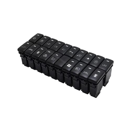 For Toyota FJ Cruiser Front Fog Light LED DRL Heating Up Tail Gate Radar Parking Sensor Switch Button with wire