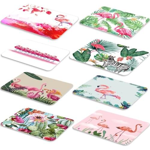 Anti- Slip 50X80cm Bathroom Floor Mats Cute Cartoon Lovely Flamingo Bathroom Kitchen Rug Decoration With Back Rubber Dots