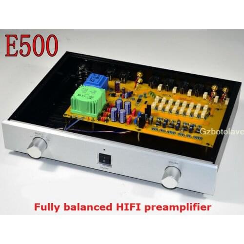 New arrive finished Fully balanced preamplifier HIFI preamplifier E500