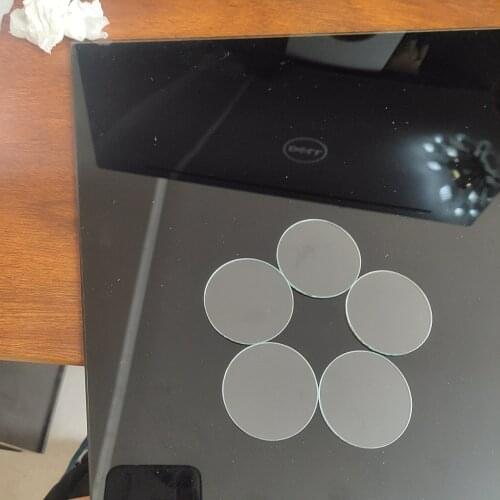 1PCS Flat lens Torchy lens For Glare Flashlight lamp glass Diameter 40 41 42 47 50 52 58 60mm Thickness 1.8mm glass lens