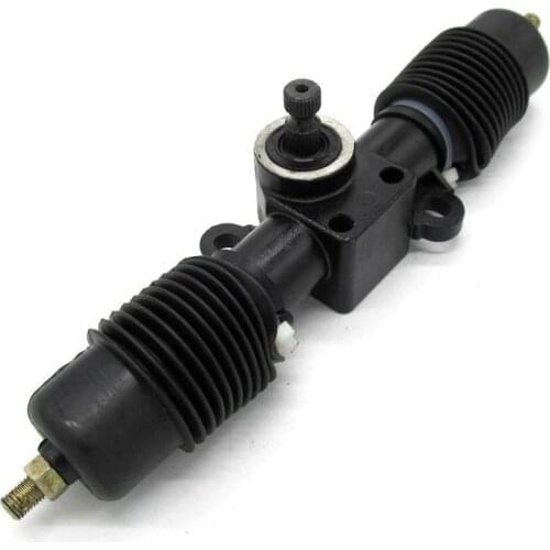 DIY Go Kart Karting Four Wheel 32CM 1.4 Circle Metal ATV Steering Rack Box Pinion