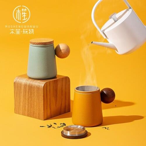 Household Porcelain Tea Cup Teacup Office Heat Resistant High Temperature With Cover Filter Tea Infuser Milk Rose Flower Mug Cup