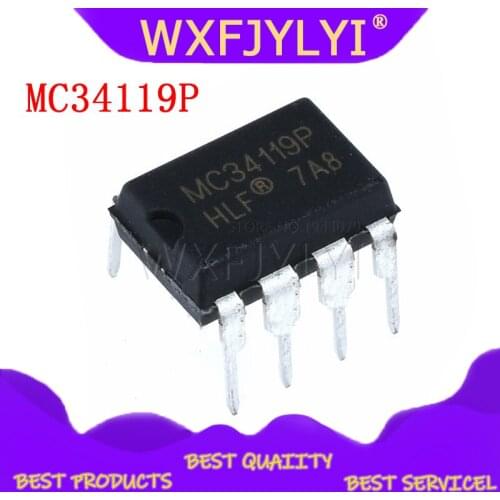 10pcs MC34119P MC34119 DIP-8 Low Power Audio Amplifier
