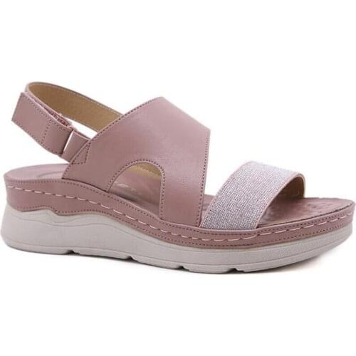 2021 Summer Wedges Shoes for Women Open Toe Beach Female Sandals Comfortable Slingback Sandals Platform Ladies Sandals Plus Size